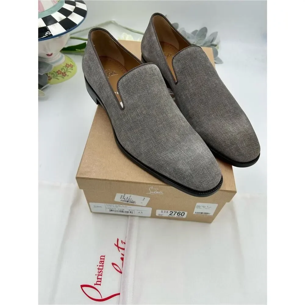 Men's Christian Louboutin, Danny flex loafers size 43 made in Italy